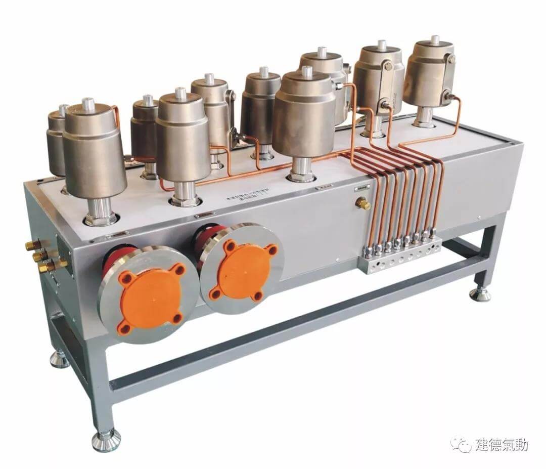 建德氣動硫化機集成熱工閥組